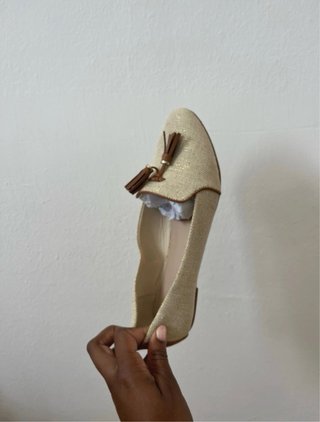 Bailarinas ALDO Beige y Dorado Tassels