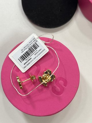 Pendientes Oso Tous plata con baño de oro