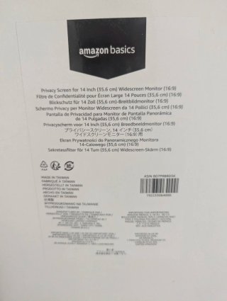 Protector Privacidad Pantalla 14 Amazon Basics