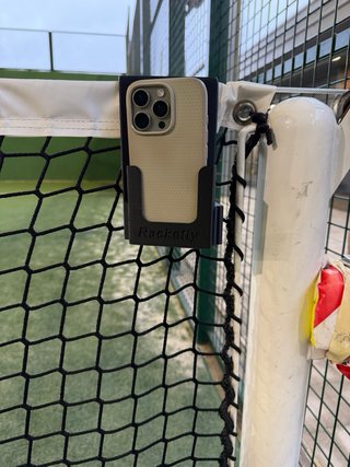 Soporte para Teléfono con Red de Pádel - Racketly