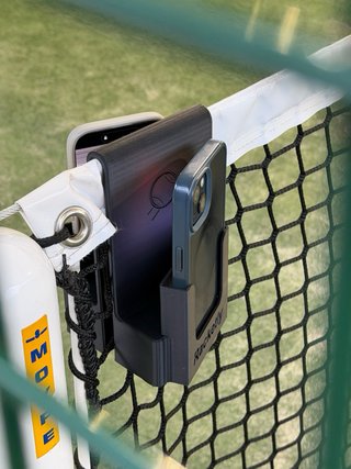 Soporte para Teléfono con Red de Pádel - Racketly