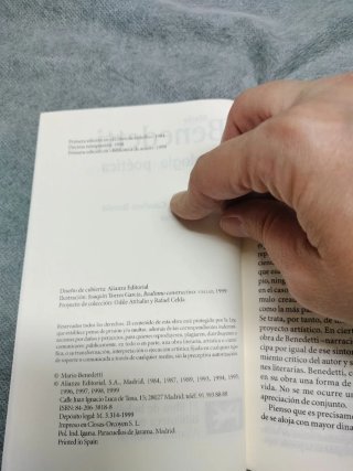 Mario Benedetti – Antología poética (Alianza Edito