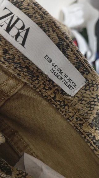 Jeans Zara Uomo Stampa Pitone