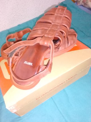 Sandalias Camper Piel Marrones