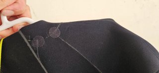 Neopreno negro para surf