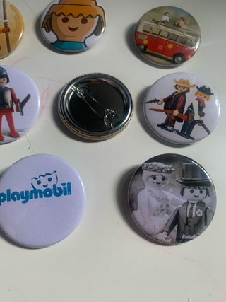 Lote 8 Chapas Playmobil 38mm