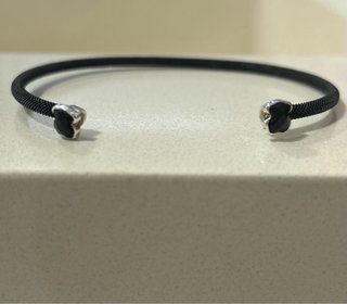 Pulsera Tous Malla Negra y Ónix