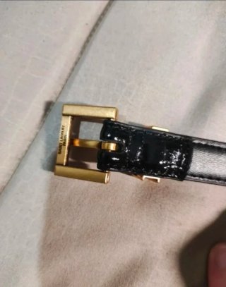 Cintura YSL nera/oro 95cm