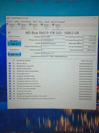 WD Blue SN570 1TB NVMe SSD