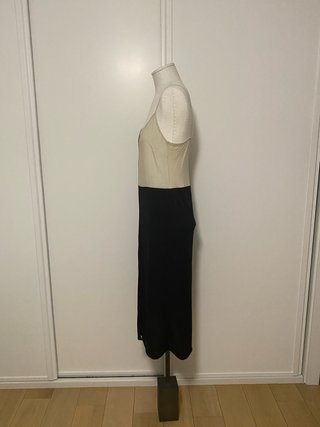 Vestido de tirantes tricolor