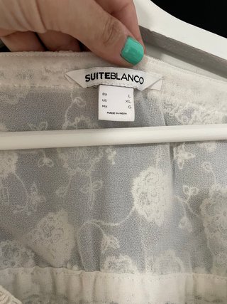 Vestido blanco bordado