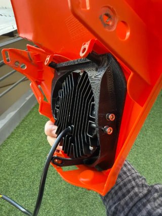 Soporte para Faro KTM LED Naranja