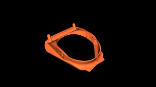 Soporte para Faro KTM LED Naranja