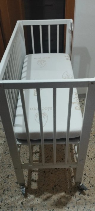 Cuna colecho blanca