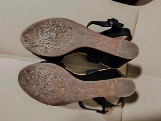 Sandalias Clarks Piel Negras