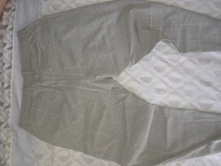 Pantalón Zara Gris Cuadros