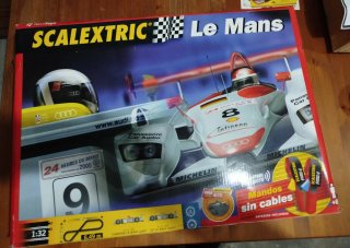 Circuito Scalextric Le Mans Coches Slot