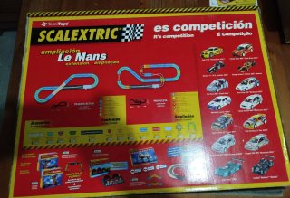 Circuito Scalextric Le Mans Coches Slot