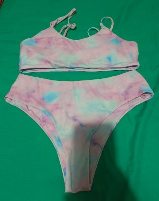 Bikini multicolor tie-dye