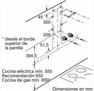 Campana extractora Balay 3BC997GX
