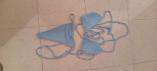 Lote 3 bikinis lunares y lisos, talla s_m