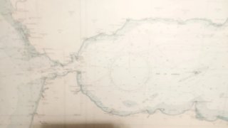 Carta náutica antigua