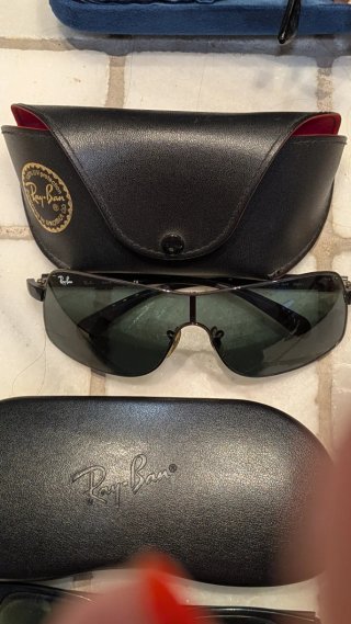 Gafas de sol Serengeti negras y azules