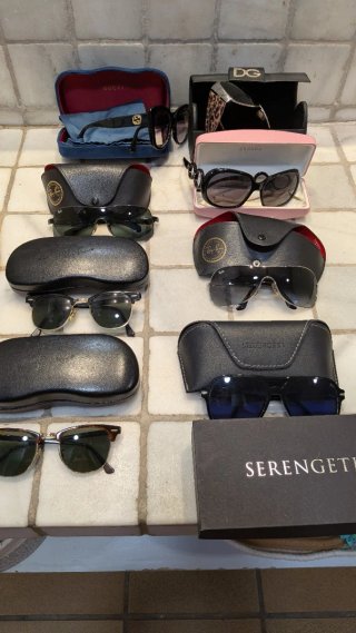 Gafas de sol Serengeti negras y azules