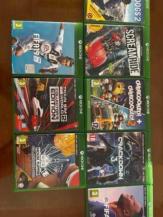 Xbox One S Blanca + Mando Exclusivo + Juegos