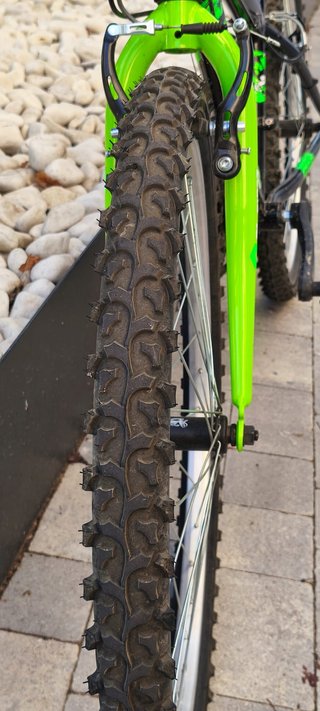 Bicicleta 24 Negra y Verde