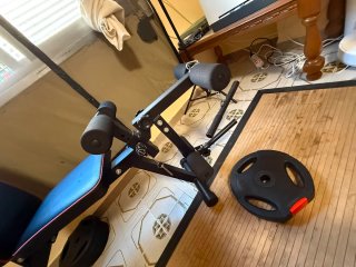 Banco Multifuncional Plegable Gym 200kg