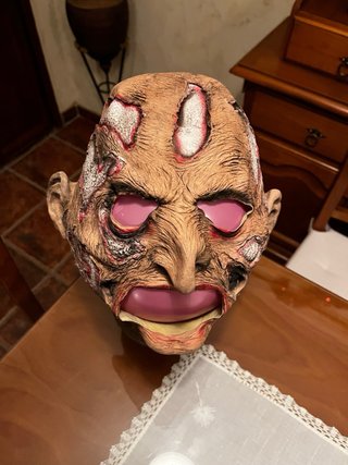 Máscara de Halloween terrorífica