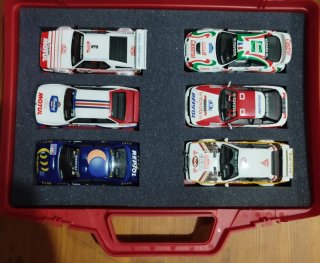 Colección coches Scalextric Rally Míticos Completa