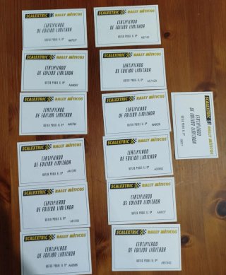 Colección coches Scalextric Rally Míticos Completa