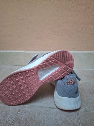 Scarpe Adidas Bambino Grigie Rosa 33