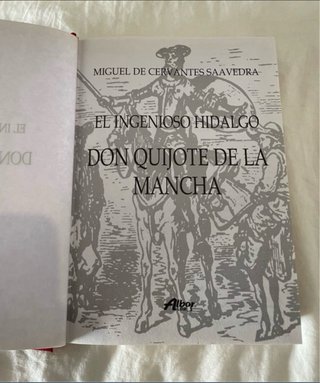 Libro Don Quijote de la Mancha
