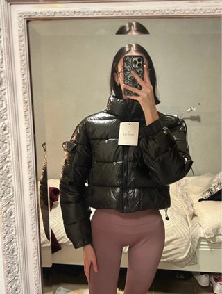 Abrigo negro mujer Talla M