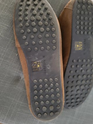 Mocasines camel ante