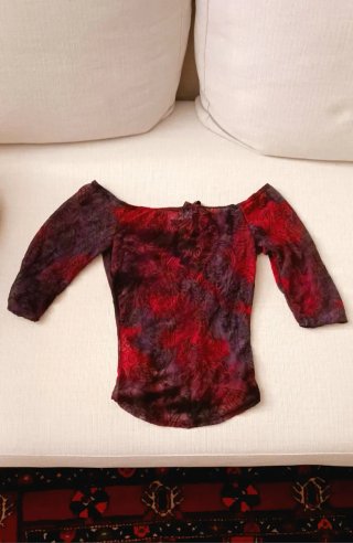 Top vintage Pimkie mesh grunge Tg S