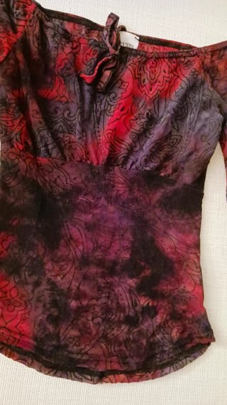 Top vintage Pimkie mesh grunge Tg S