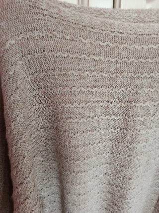 Jersey murciélago beige talla única