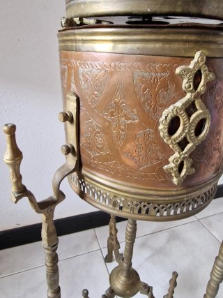 Samovar Marroquí Hervidor Agua Cobre y Laton