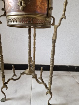 Samovar Marroquí Hervidor Agua Cobre y Laton