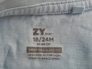 T-shirt Azul Zippy 18-24 meses