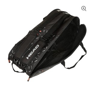 Raquetero Tenis Head L (7/9), Negro