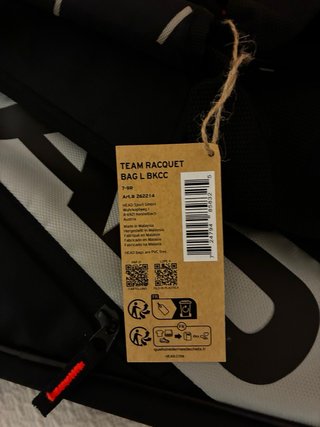 Raquetero Tenis Head L (7/9), Negro