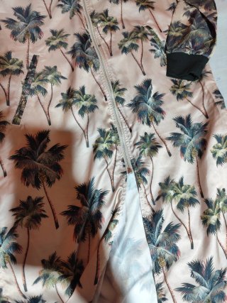 Vestido largo Adidas estampado palmeras