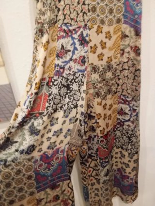Vestido largo Zara estampado bohemio