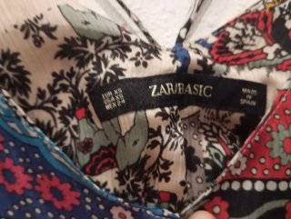 Vestido largo Zara estampado bohemio