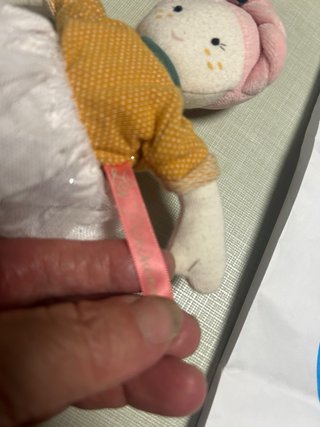 Muñeca de trapo con vestido de tul Moulin